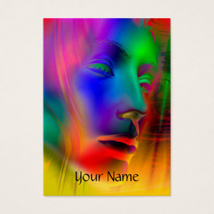 Psychedelic Woman Face + your text