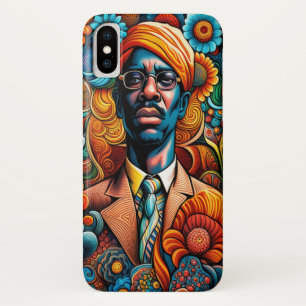 Psychedelica Abstract African American Man Case-Mate iPhone Case