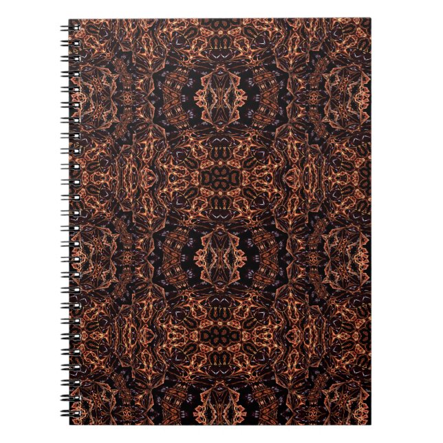 Psychédélique, Fractale, Art de la flamme, Carnet  (Devant)