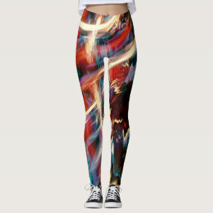 Psychédélique Rêve Abstrait Art Leggings ♥ Psydefx