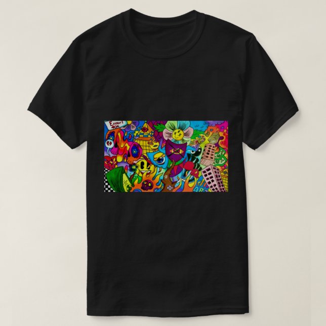 Psychedelix - vexx inspired    T-Shirt (Design Front)