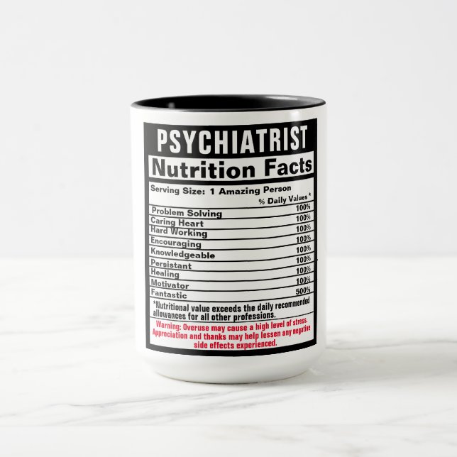 Psychiatre Funny Gift Mug (Centre)