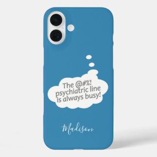 Psychiatric Line custom name & colour phone cases