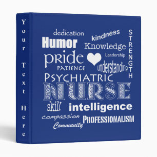 Psychiatric Nurse-Attributes/Blueberry Binder