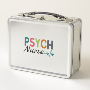 Psychiatric Nurse Psych Nurse Metal Lunch Box