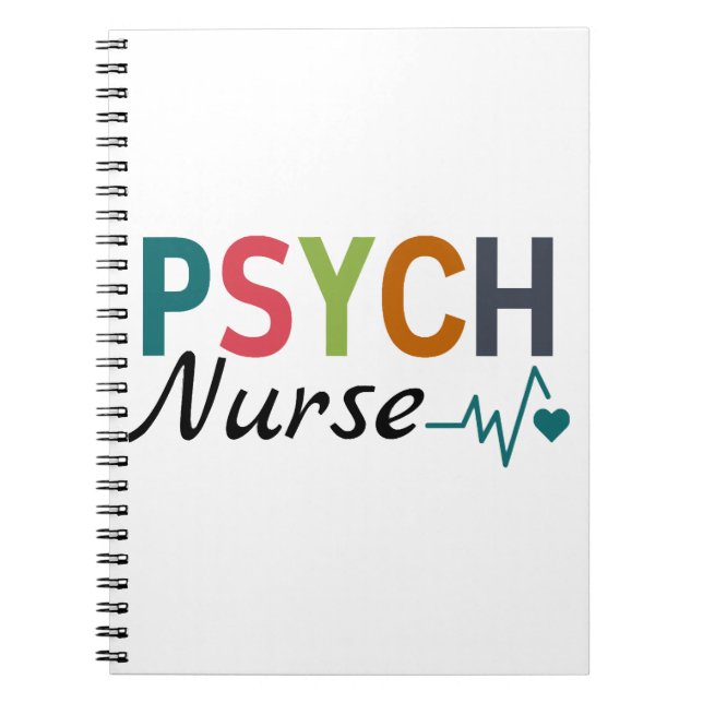 Psychiatric Nurse Psych Nurse Notebook (Front)