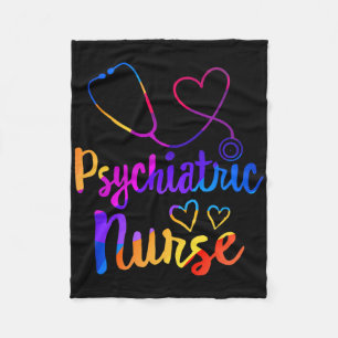 Psychiatric Nurse Week Rn Mental Health Nursing Sc Fleece Blanket