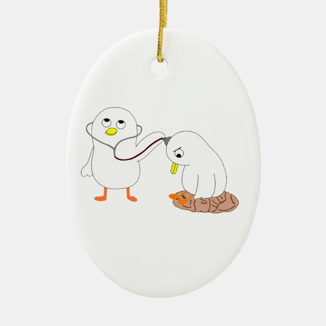 Psychiatrist Ceramic Ornament (Front)