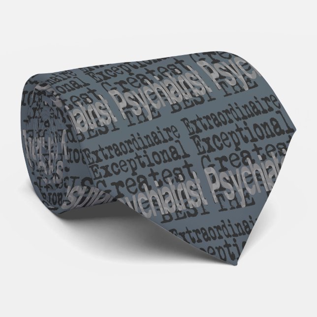 Psychiatrist Extraordinaire Tie (Rolled)