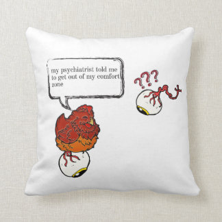 Psychiatrist humour throw pillow