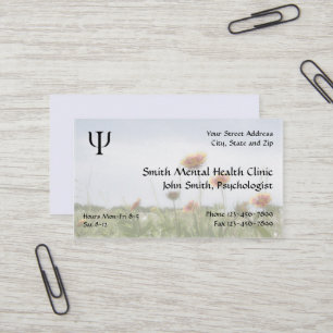 Psychiatrist Mental Health Business Card