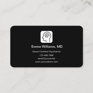 Psychiatrist Mental Health Business Cards