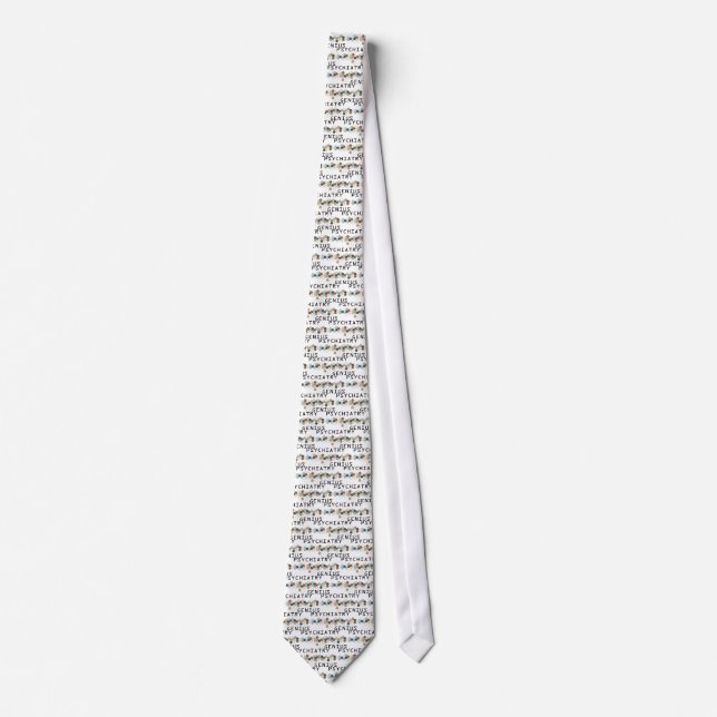 Psychiatry Genius Tie (Front)