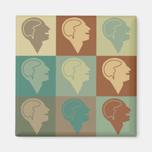 Psychiatry Pop Art Magnet