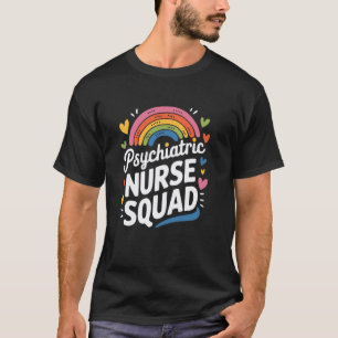 Psychiatry Psych Nurse Design Mental Health PMHNP  T-Shirt