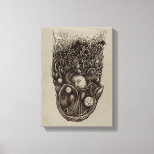 Psychic Assault Canvas Print