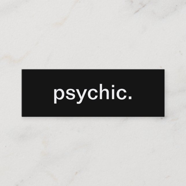 Psychic Business Card (Front)