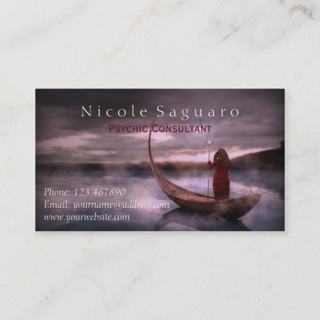 Psychic Consultant Business Card (Front)