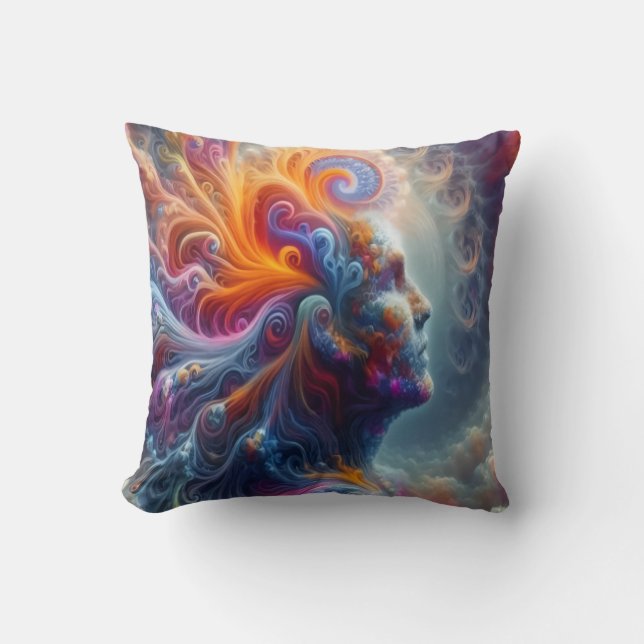 Psychic Intelligence   Throw Pillow (Front)