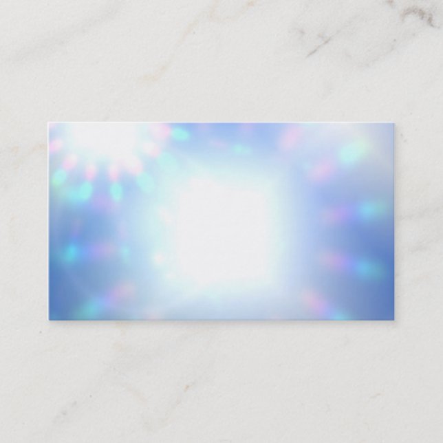 Psychic Light Worker Abstract Business Cards (Front)