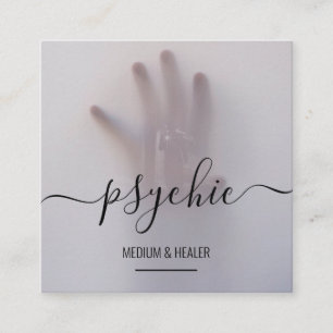Psychic Medium Healer Square Business Card