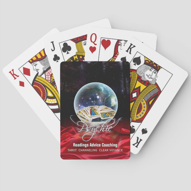 PSYCHIC - Playing Cards, Tarot Cards (Back)