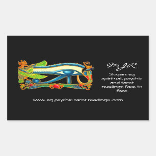 Psychic Reader with Mystic Eye of Horus logo Sticker