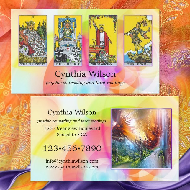 Psychic Tarot Reader Carte de visite photo (Créateur téléchargé)