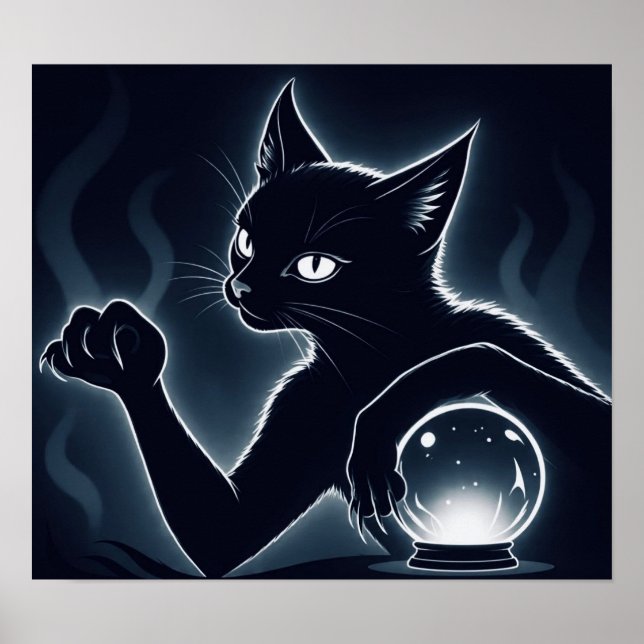 PsychicBlackCat Poster (Front)