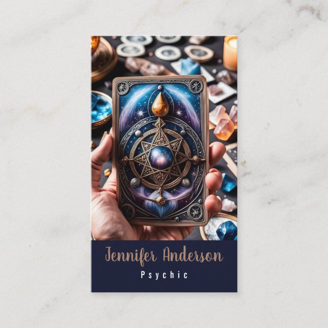 Psychique Moyen Carte de visite (Devant)