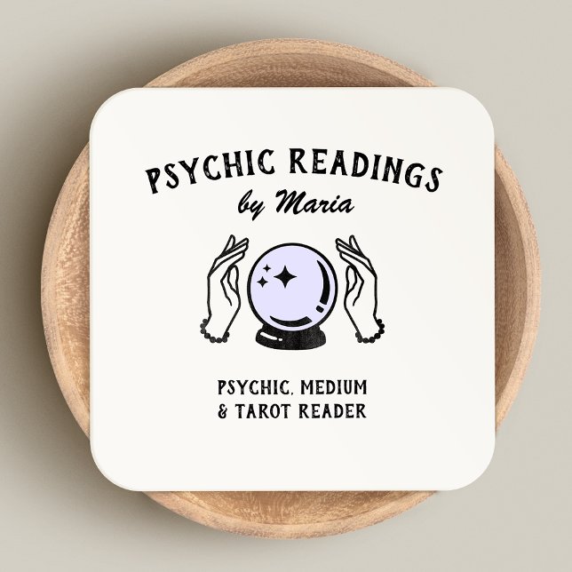 Psychique Moyen Crystal Ball Carte de visite (Créateur téléchargé)