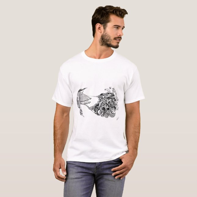 Psycho bird T-Shirt (Front Full)