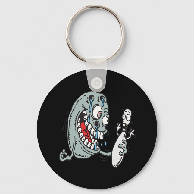 Psycho Bowling Keychain (Front)