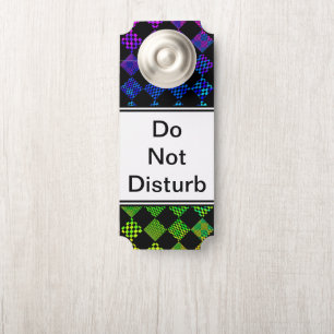 Psycho Checkers by Kenneth Yoncich Door Hanger