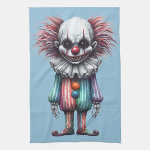 Psycho Clown Kitchen Towel