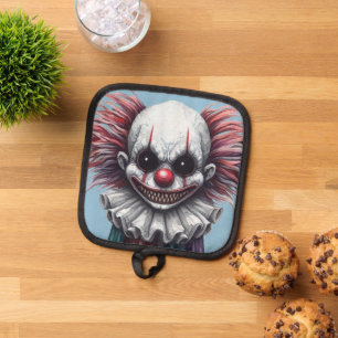 Psycho Clown  Pot Holder