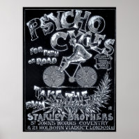 Psycho Cycles For Path or Road - Vintage Bike Ad