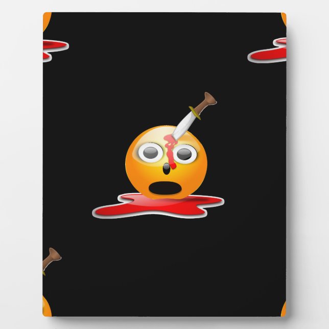 psycho emoji plaque (Front)