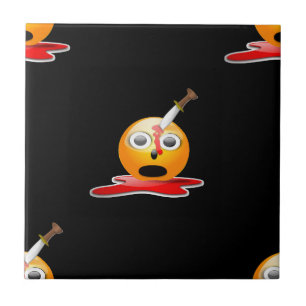 psycho emoji tile