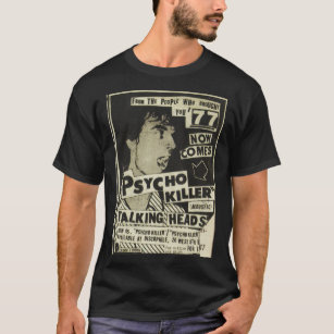 Psycho Killer - Talking Heads post-punk concert po T-Shirt