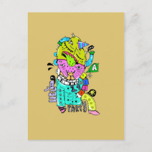 psycho postcard