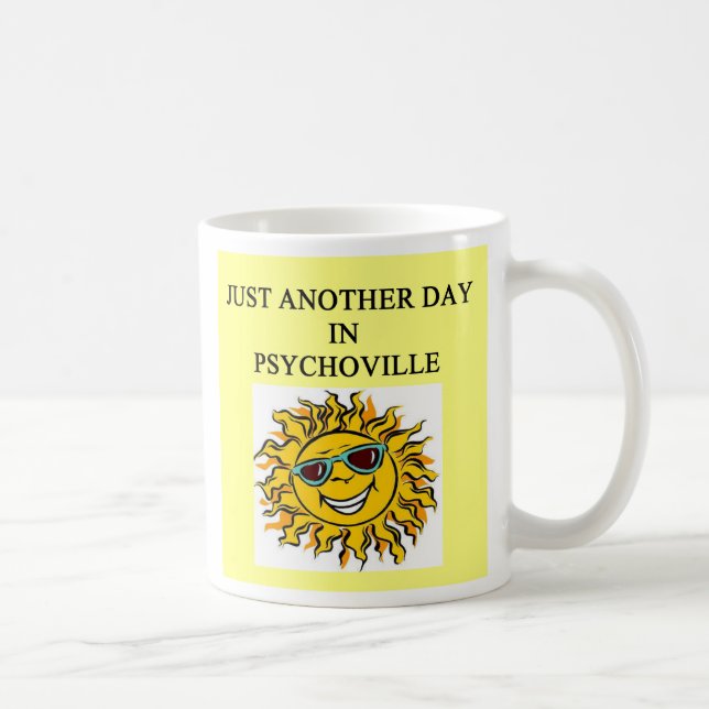 PSYCHO smiling sun, PSYCHO smiling sun Coffee Mug (Right)