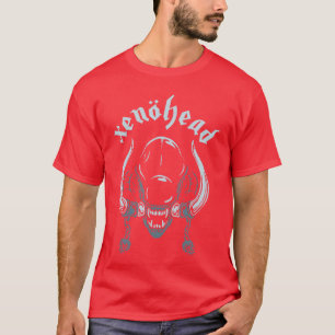 Psychobilly Horror Punk Rock HR Xenohead Alien fun T-Shirt
