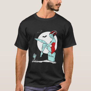 Psychobilly Pin-Up Halloween Horror T-Shirt