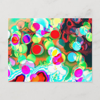 Psychodelic Lights Postcard