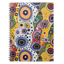 Psychodelic Notebook Retro Caleidoscope Effect