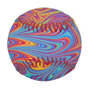 psychodelic textures baseball