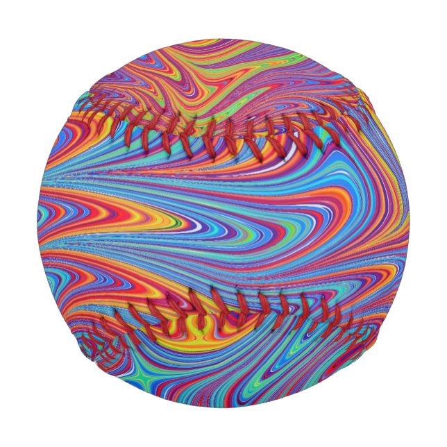 psychodelic textures baseball (Front)