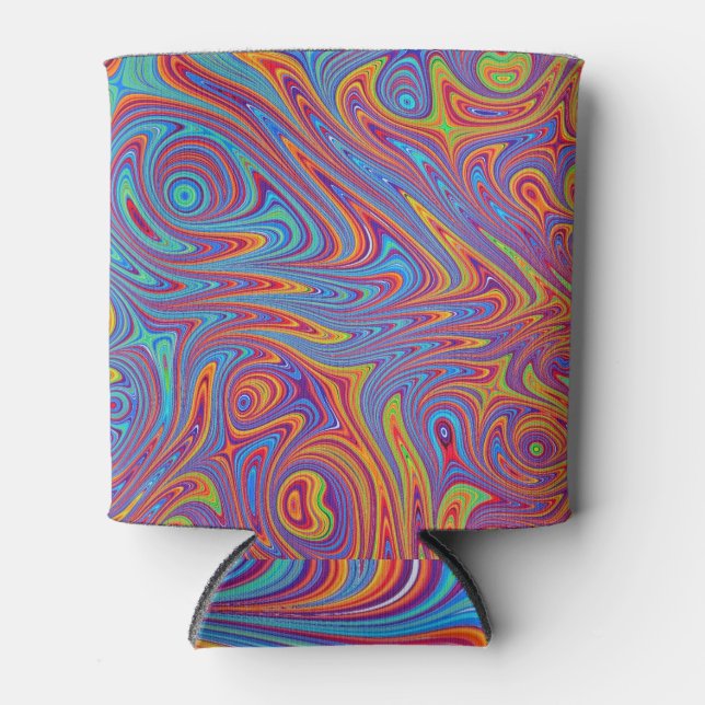 psychodelic textures can cooler (Front)