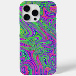 psychodelic textures iPhone 15 pro max case